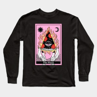 Pink Pizza Tarot Reading Long Sleeve T-Shirt